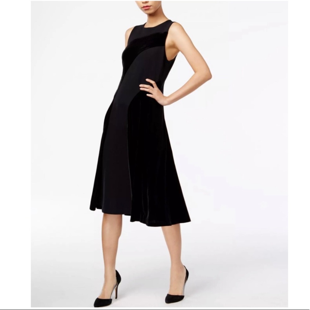 Alfani black fit and flare dress size 14